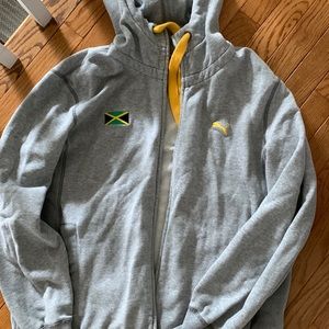 Puma zip up sweatshirt - Jamaica! Size XL